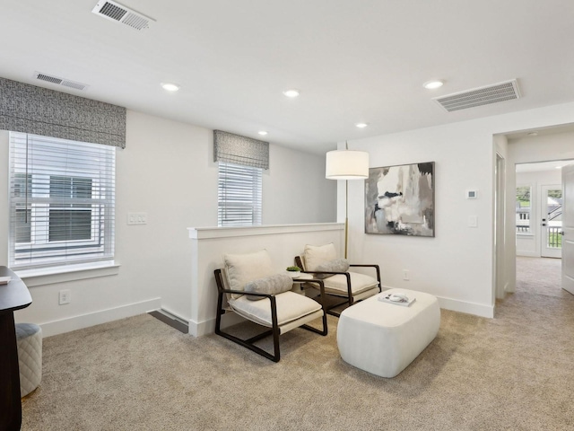 7019 Chardon St, Franklin, TN 37067 - sitting room with carpet flooring, healthy amount of natural light, and recessed lighting