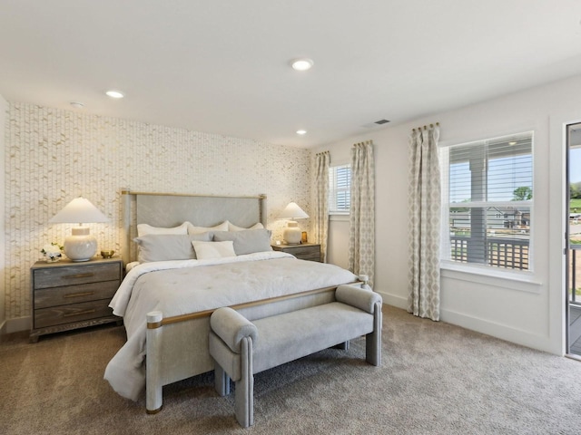 7019 Chardon St, Franklin, TN 37067 - carpeted bedroom with baseboards and recessed lighting