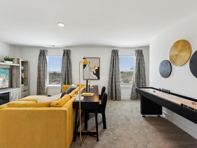 7019 Chardon St, Franklin, TN 37067 - living area featuring plenty of natural light and light colored carpet