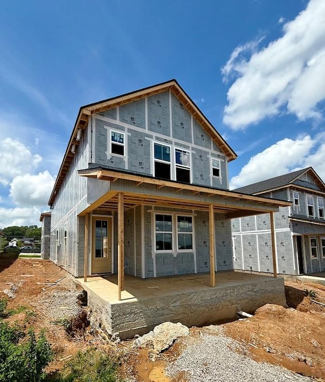 7019 Chardon St, Franklin, TN 37067 - rear view of house with a porch