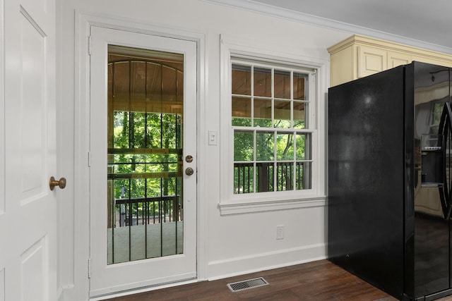 2411 Woolson Rd, Chattanooga, TN 37406 - doorway with dark wood-style flooring and plenty of natural light