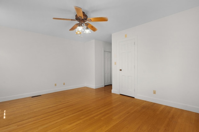 2411 Woolson Rd, Chattanooga, TN 37406 - empty room with light wood-style floors and a ceiling fan
