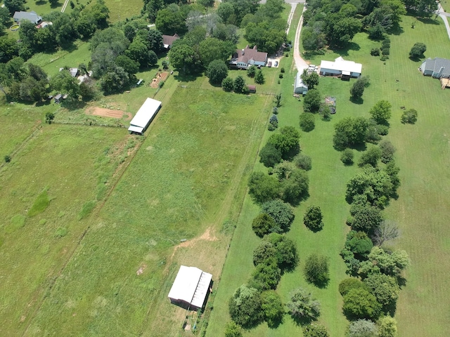 3330 Booker Farm Rd, Mount Pleasant, TN 38474 - aerial view of property and surrounding area with rural landscape