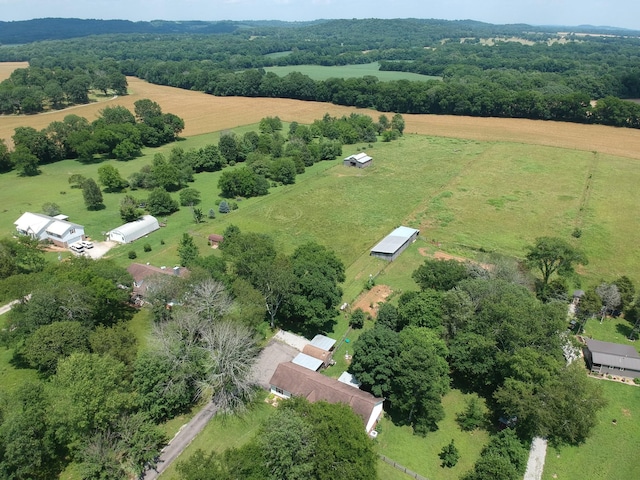 3330 Booker Farm Rd, Mount Pleasant, TN 38474 - aerial view of property's location with rural landscape