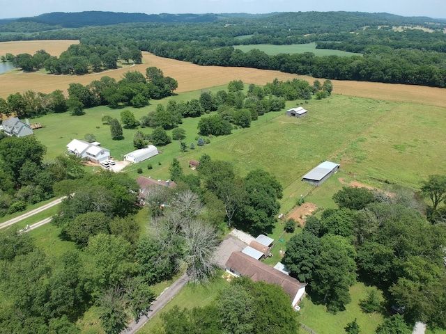 3330 Booker Farm Rd, Mount Pleasant, TN 38474 - aerial overview of property's location featuring rural landscape and a pastoral area