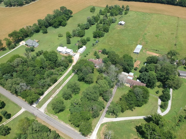 3330 Booker Farm Rd, Mount Pleasant, TN 38474 - aerial view of property's location with rural landscape