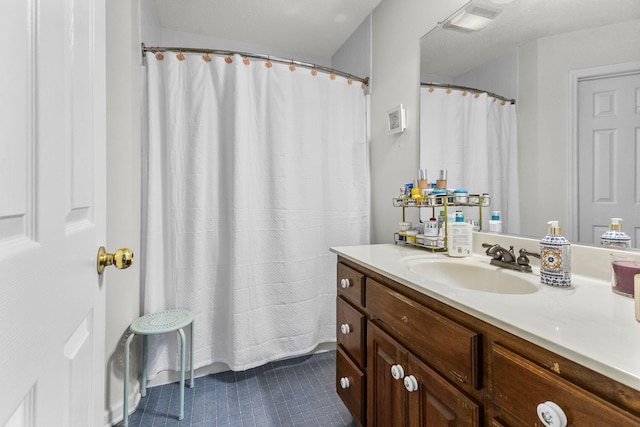 3330 Booker Farm Rd, Mount Pleasant, TN 38474 - full bathroom featuring vanity and tile patterned floors