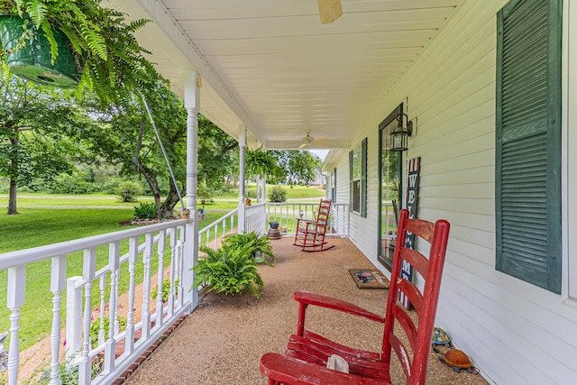 3330 Booker Farm Rd, Mount Pleasant, TN 38474 - covered porch with a lawn