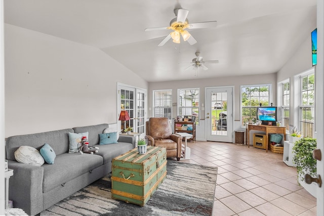 3330 Booker Farm Rd, Mount Pleasant, TN 38474 - sunroom with lofted ceiling and french doors