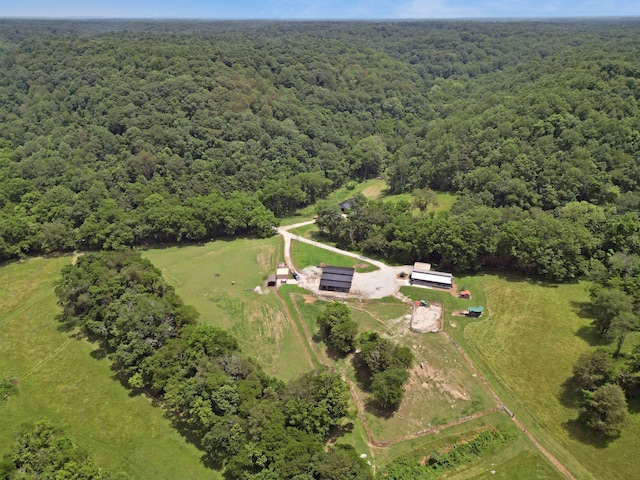 189 Cross Creek Dr, Manchester, TN 37355 - aerial overview of property's location featuring a forest