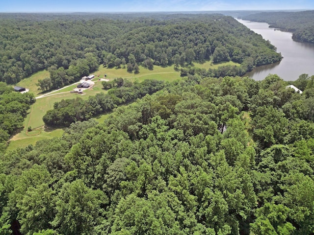 189 Cross Creek Dr, Manchester, TN 37355 - aerial view of a large body of water and a forest