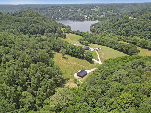 189 Cross Creek Dr, Manchester, TN 37355 - view of property location featuring a heavily wooded area and a nearby body of water