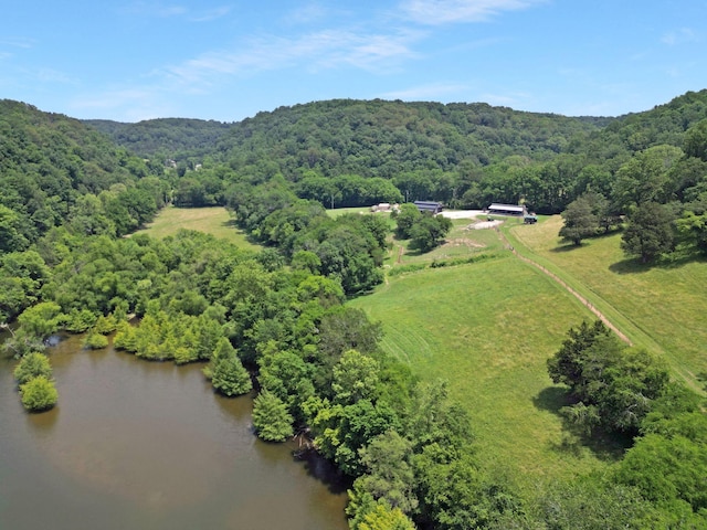 189 Cross Creek Dr, Manchester, TN 37355 - bird's eye view of a forest and a large body of water