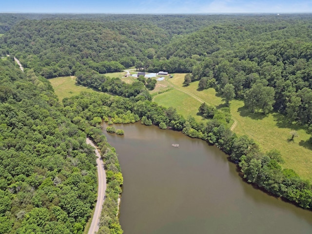 189 Cross Creek Dr, Manchester, TN 37355 - aerial view of a forest and a large body of water