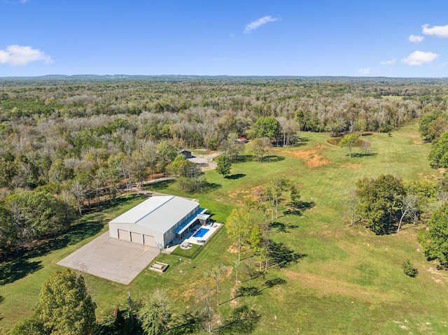 1249 Wilson School Rd, Chapel Hill, TN 37034 - view from above of property featuring a heavily wooded area