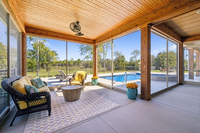 1249 Wilson School Rd, Chapel Hill, TN 37034 - sunroom / solarium with an outdoor living space