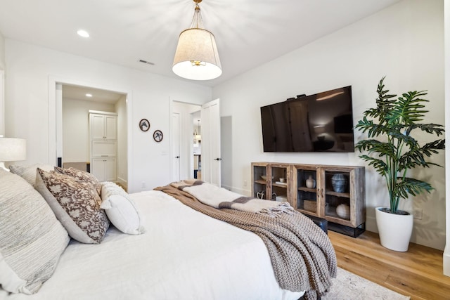 1249 Wilson School Rd, Chapel Hill, TN 37034 - bedroom with wood finished floors and recessed lighting