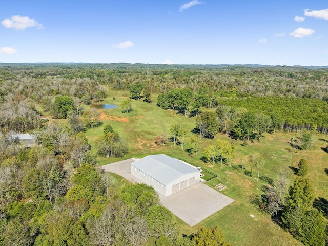 1249 Wilson School Rd, Chapel Hill, TN 37034 - drone / aerial view of a heavily wooded area and a nearby body of water