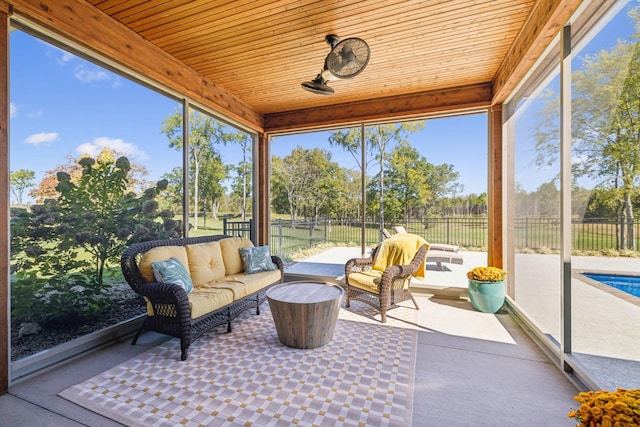 1249 Wilson School Rd, Chapel Hill, TN 37034 - sunroom with outdoor lounge area and plenty of natural light