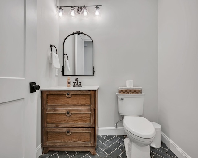 673 Billy Wynn Rd, Dickson, TN 37055 - half bath with vanity and tile patterned flooring