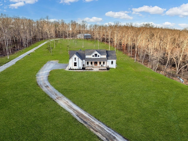 673 Billy Wynn Rd, Dickson, TN 37055 - view from above of property featuring a forest