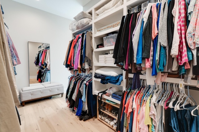 1036 Wilderness Way, Cottontown, TN 37048 - spacious closet featuring wood finished floors