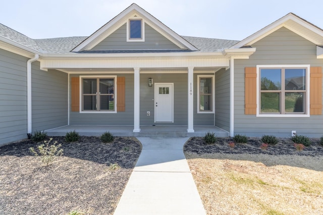 1189 Goose Dr, Springfield, TN 37172 - entrance to property with a shingled roof and a porch