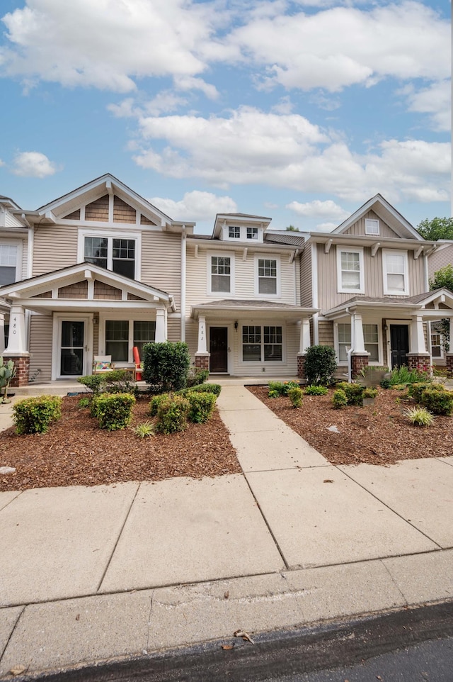482 Flintlock Ct, Nashville, TN 37217 - view of front of house featuring a porch