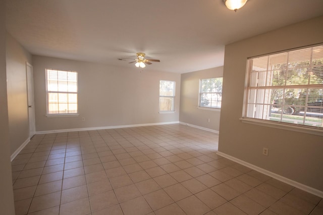 1611 12th Ave N, Nashville, TN 37208 - unfurnished room with light tile patterned floors and ceiling fan