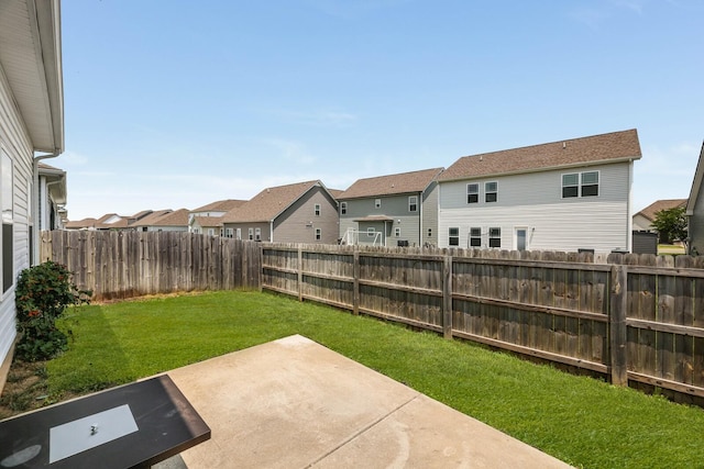 2122 Oak Dr, Murfreesboro, TN 37128 - fenced backyard with a patio and a residential view