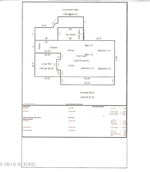 311 E Chestnut Hill Rd, Townsend, TN 37882 - view of floor plan / room layout