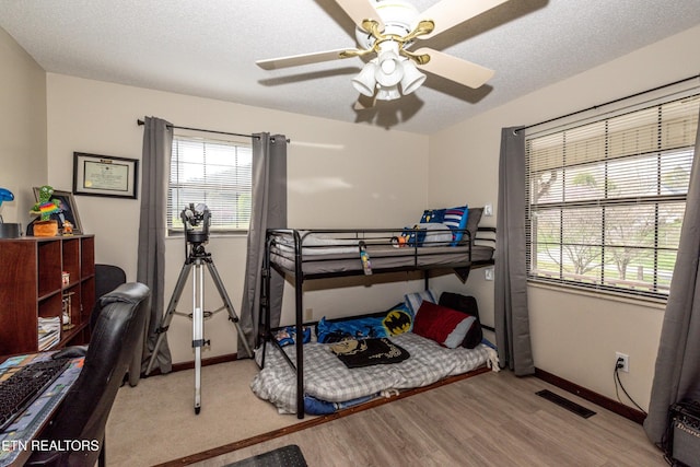311 E Chestnut Hill Rd, Townsend, TN 37882 - bedroom featuring wood finished floors and ceiling fan