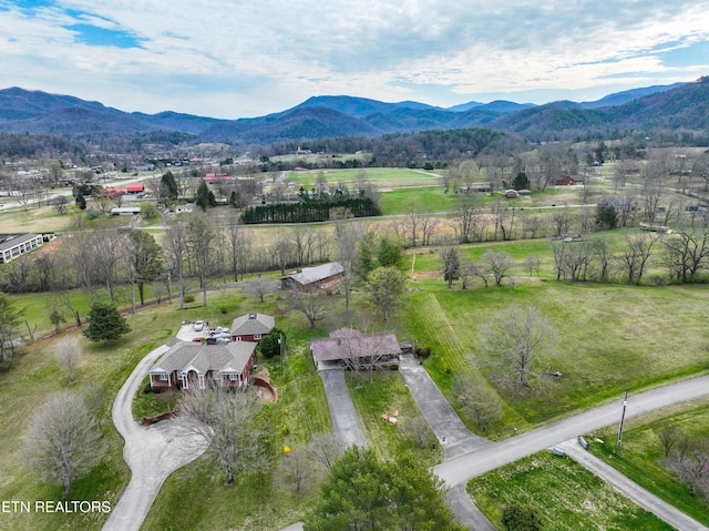 311 E Chestnut Hill Rd, Townsend, TN 37882 - aerial view of sparsely populated area featuring a mountain backdrop