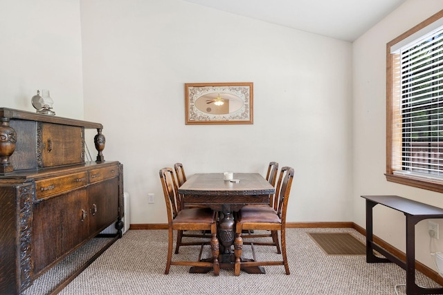 1795 Lake Logan Rd, Ardmore, TN 38449 - carpeted dining room with baseboards