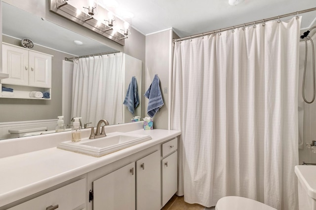 1795 Lake Logan Rd, Ardmore, TN 38449 - bathroom with vanity and curtained shower