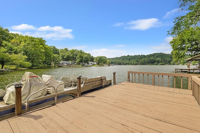 1795 Lake Logan Rd, Ardmore, TN 38449 - dock featuring a water view and a forest view