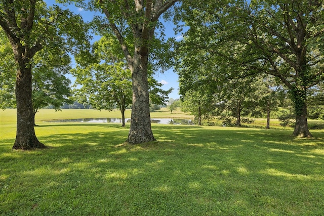 7180 Elrod Rd, Fairview, TN 37062 - view of grassy yard featuring a water view