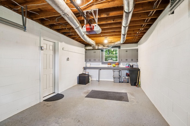 7180 Elrod Rd, Fairview, TN 37062 - basement featuring concrete block wall