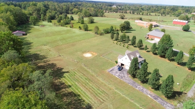 4038 Mount Zion Rd, Morrison, TN 37357 - aerial view of property's location with rural landscape and agricultural land