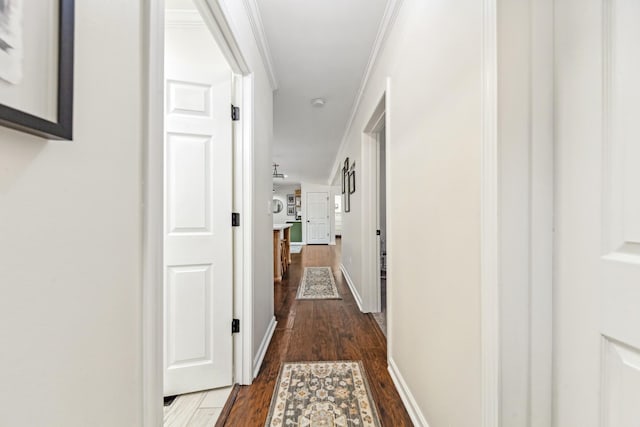 1704 Christi Ave, Chapel Hill, TN 37034 - corridor with wood finished floors and ornamental molding