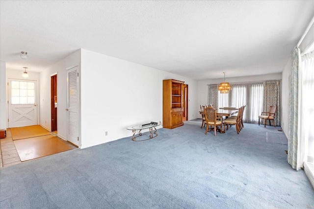 89 Belmar Cir, Manchester, TN 37355 - carpeted dining space with a chandelier