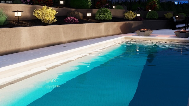 800 Singleton Ln, Brentwood, TN 37027 - swimming pool featuring a fire pit and a patio