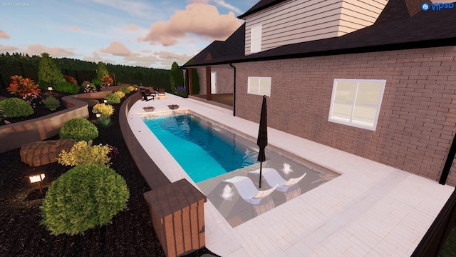 800 Singleton Ln, Brentwood, TN 37027 - view of swimming pool with a patio area