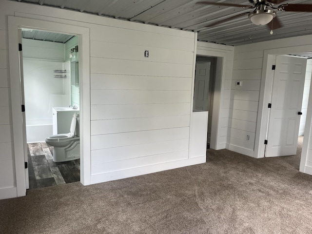218 Ward Ave E, Carthage, TN 37030 - carpeted empty room with a ceiling fan
