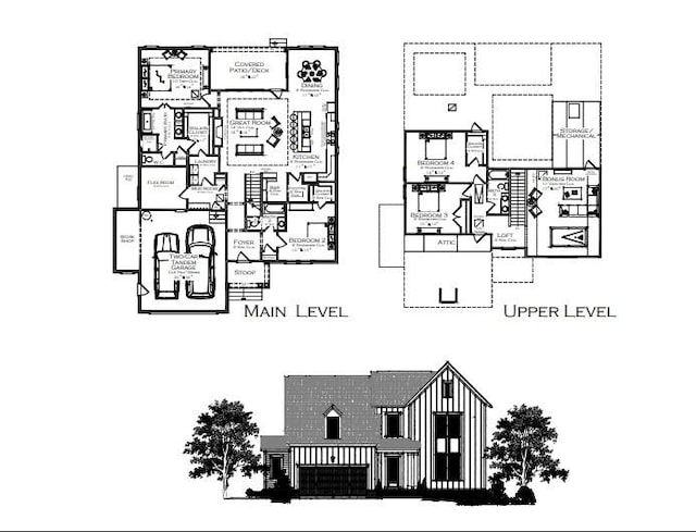 207 Phillips Bnd, Spring Hill, TN 37174 - view of property floor plan