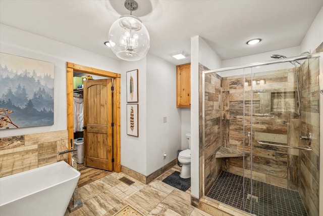 634 Cowboy Way, Jamestown, TN 38556 - full bathroom with a shower stall and a freestanding bath
