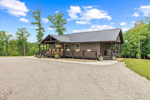 634 Cowboy Way, Jamestown, TN 38556 - chalet / cabin featuring a metal roof