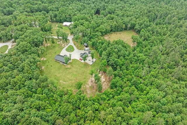 634 Cowboy Way, Jamestown, TN 38556 - aerial view of property's location featuring a heavily wooded area
