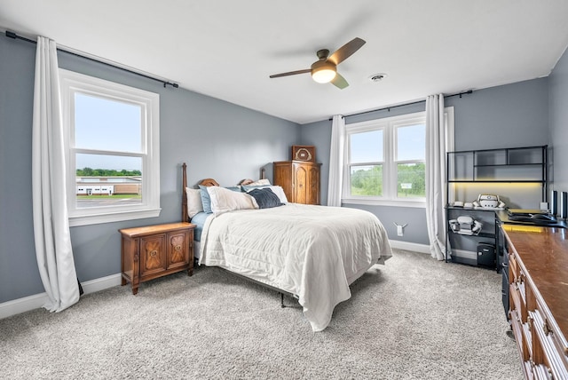 4921 Sango Rd, Clarksville, TN 37043 - bedroom featuring carpet and a ceiling fan
