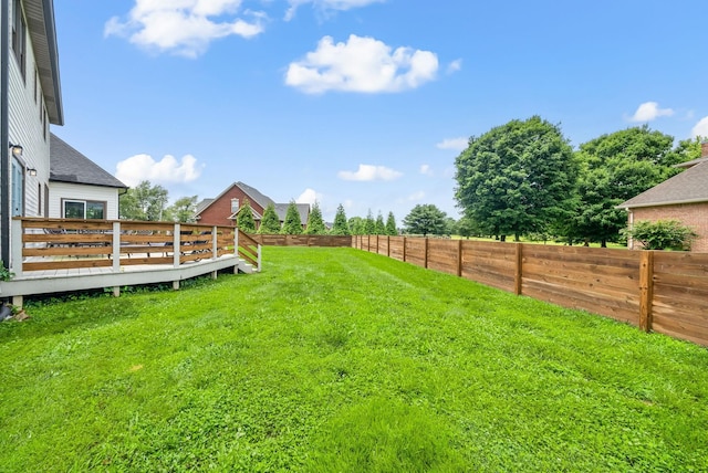4921 Sango Rd, Clarksville, TN 37043 - fenced backyard featuring a deck